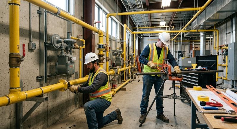 Commercial Gas Piping in Fredericksburg, VA