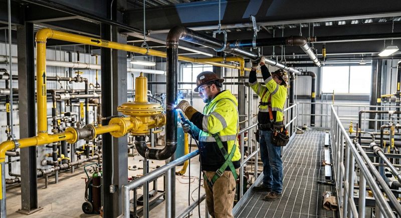 Commercial Gas Piping in Denver County, CO