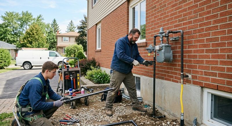 Fire Pit Gas Line Installation in Kansas City, MO
