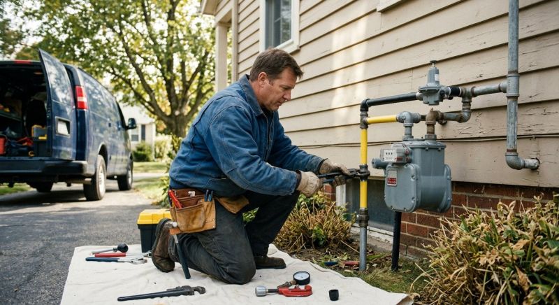 Gas Line Plumbing in Austin, TX