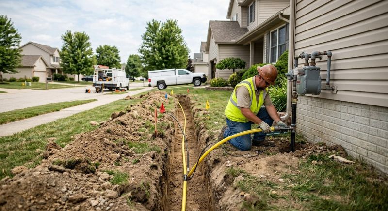 Natural Gas Line Installation in Austin, TX