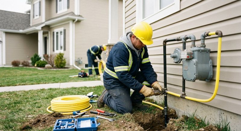 Natural Gas Line Installation in West Palm Beach, FL