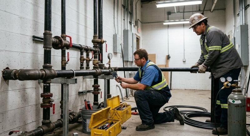Commercial Gas Line Service in Denver County, CO
