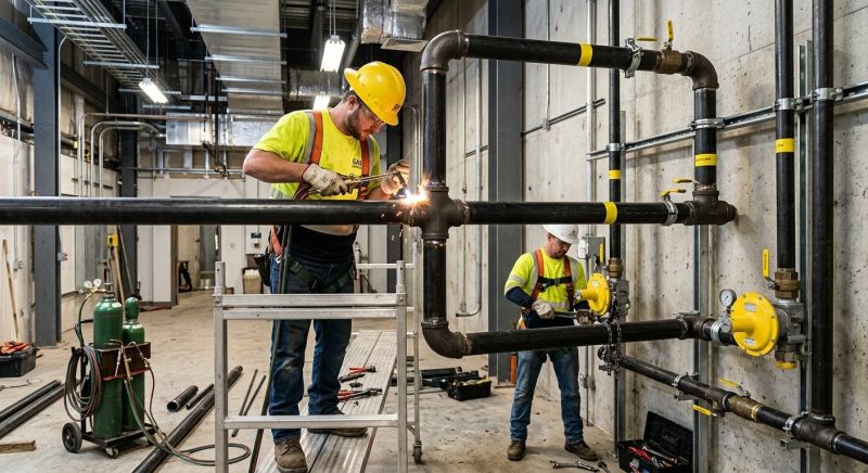 Commercial Gas Piping in Fredericksburg, VA
